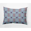 E By Design Polyester Lumbar Rectangular Indoor/outdoor Pillow Cover & Insert In Blue