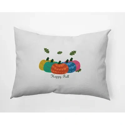 E By Design Polyester Lumbar Rectangular Indoor/outdoor Pillow Cover & Insert By  In Harvest Orange