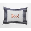 E By Design Polyester Lumbar Rectangular Indoor/outdoor Pillow Cover & Insert By  In Navy