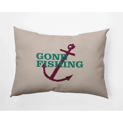 E By Design Polyester Lumbar Rectangular Indoor/outdoor Pillow Cover & Insert In Kelly Green