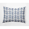 E By Design Polyester Lumbar Rectangular Indoor/outdoor Pillow Cover & Insert In Navy