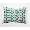 E By Design Polyester Lumbar Rectangular Pillow Cover & Insert By  In Unreal Teal