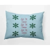 E By Design Polyester Throw Pillow In Blue