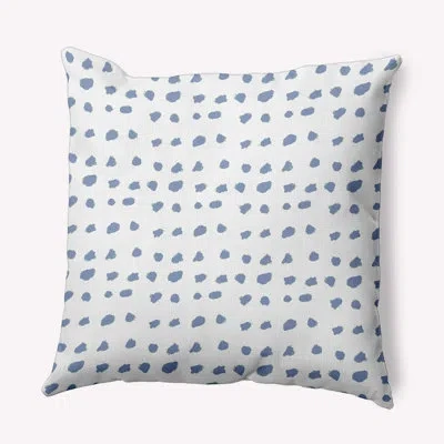E By Design Polyester Throw Pillow In Blue