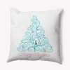 E By Design Polyester Throw Pillow In Blue;blue
