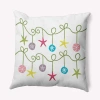 E By Design Polyester Throw Pillow In Green