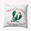E By Design Polyester Throw Pillow In Green