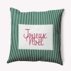 E By Design Polyester Throw Pillow In Green