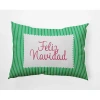 E By Design Polyester Throw Pillow In Green