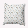 E By Design Polyester Throw Pillow In Green