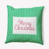 E By Design Polyester Throw Pillow In Green
