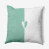 E By Design Polyester Throw Pillow In Green