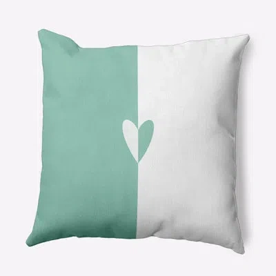 E By Design Polyester Throw Pillow In Green