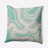 E By Design Polyester Throw Pillow In Green
