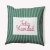 E By Design Polyester Throw Pillow In Green