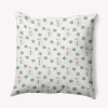 E By Design Polyester Throw Pillow In Green