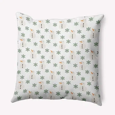 E By Design Polyester Throw Pillow In Green