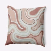 E By Design Polyester Throw Pillow In Orange