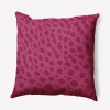 E By Design Polyester Throw Pillow In Pink