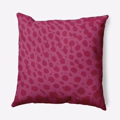 E By Design Polyester Throw Pillow In Pink