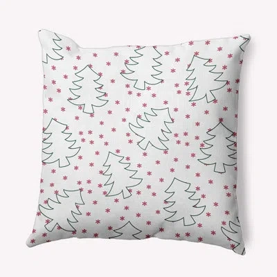 E By Design Polyester Throw Pillow In Pink