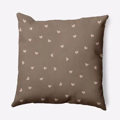 E By Design Polyester Throw Pillow In Pink