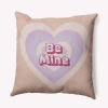 E By Design Polyester Throw Pillow In Pink