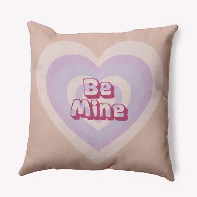 E By Design Polyester Throw Pillow In Pink