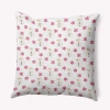 E By Design Polyester Throw Pillow In Pink;pink