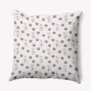 E By Design Polyester Throw Pillow In Purple