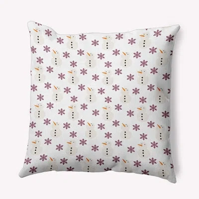 E By Design Polyester Throw Pillow In Purple