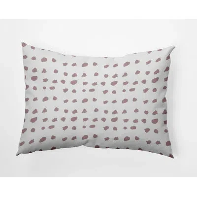 E By Design Polyester Throw Pillow In Purple