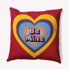 E By Design Polyester Throw Pillow In Red