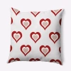 E By Design Polyester Throw Pillow In Red