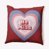 E By Design Polyester Throw Pillow In Red
