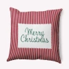 E By Design Polyester Throw Pillow In Red