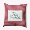E By Design Polyester Throw Pillow In Red;red