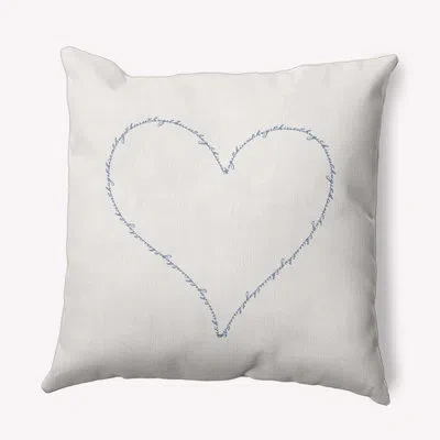 E By Design Polyester Throw Square Indoor/outdoor Pillow Cover & Insert