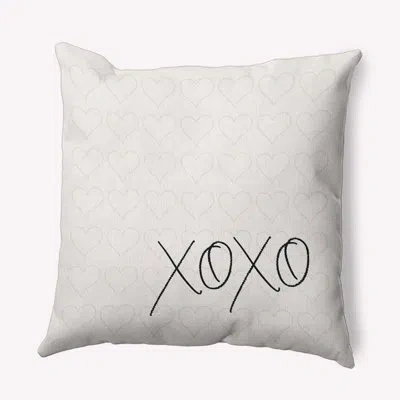 E By Design Polyester Throw Square Indoor/outdoor Pillow Cover & Insert