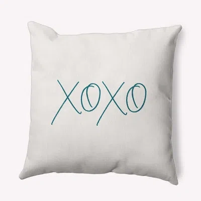 E By Design Polyester Throw Square Indoor/outdoor Pillow Cover & Insert
