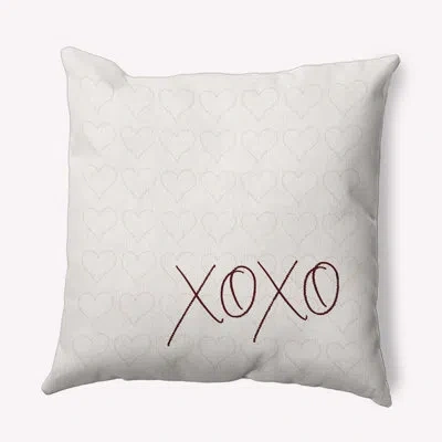 E By Design Polyester Throw Square Indoor/outdoor Pillow Cover & Insert