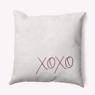 E By Design Polyester Throw Square Indoor/outdoor Pillow Cover & Insert