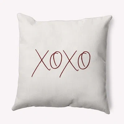 E By Design Polyester Throw Square Indoor/outdoor Pillow Cover & Insert