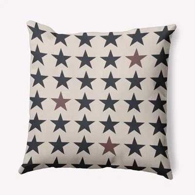 E By Design Polyester Throw Square Indoor/outdoor Pillow Cover & Insert