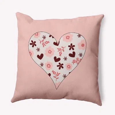 E By Design Polyester Throw Square Indoor/outdoor Pillow Cover & Insert