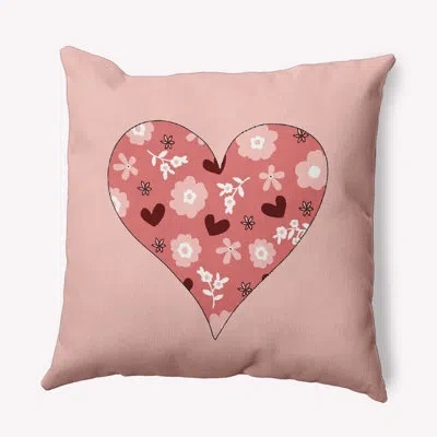 E By Design Polyester Throw Square Indoor/outdoor Pillow Cover & Insert