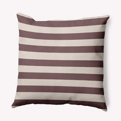 E By Design Polyester Throw Square Indoor/outdoor Pillow Cover & Insert