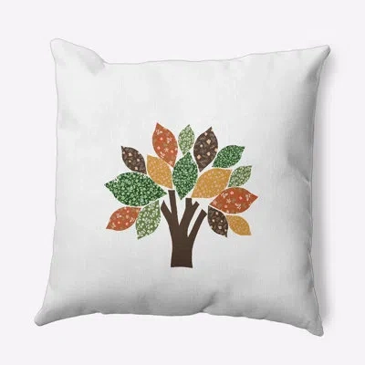E By Design Polyester Throw Square Indoor/outdoor Pillow Cover & Insert By  In Forest Green