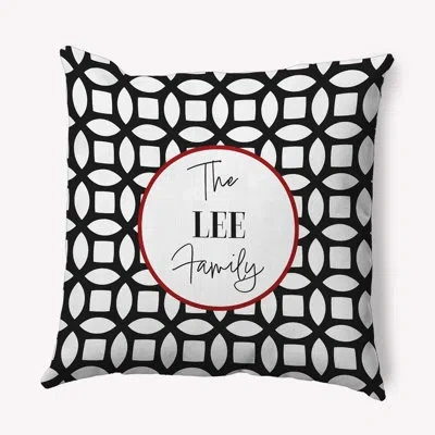 E By Design Polyester Throw Square Pillow Cover & Insert