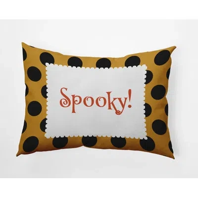 E By Design Polyester/polyester Blend Lumbar Rectangular Indoor/outdoor Pillow Cover & Insert By  In Golden Mustard